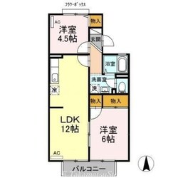 グレースヴィラ　Ａ棟の物件間取画像